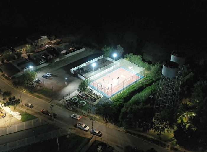 Inauguran nuevo espacio deportivo en la Villa El Bosque en Panquehue