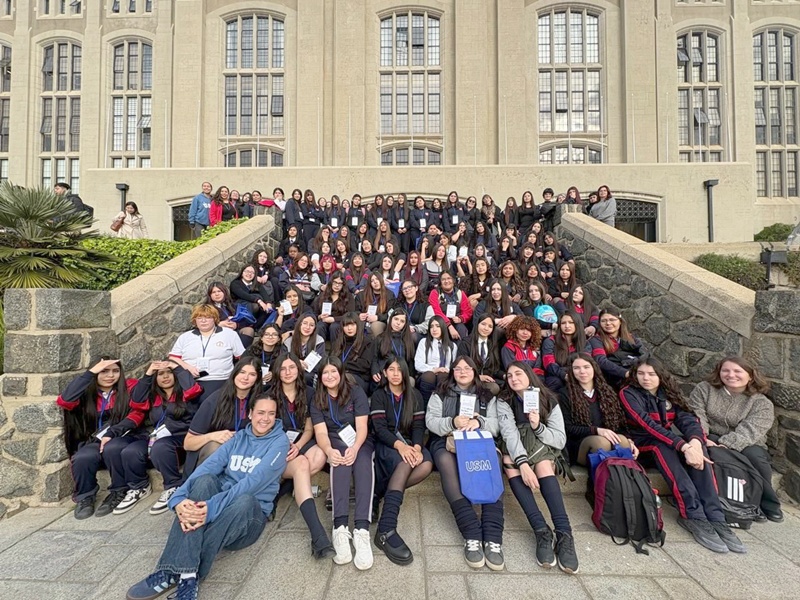USM acerca la ciencia y las matemáticas a  estudiantes de Panquehue