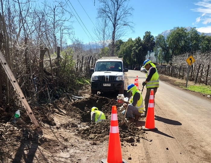 Esval ejecuta obras por más de $440 millones para fortalecer el sistema de agua potable en Putaendo